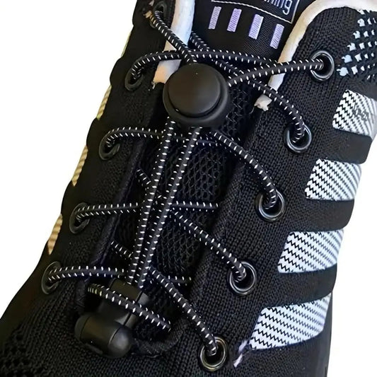 Sneaker Laces 120CM suitable for Sneakers - Elastic laces without a tie - Suitable for students and adults - With strong buckle and quick-release function (Royal Blue) - Image 4