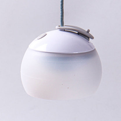 Night Light - Outdoor Camping Lamp - Atmospheric Decorative Lighting - Round Camping Lamp - 3 Brightness Levels - Hook Mount - Suitable for emergencies, tents, fishing, and other occasions. (White) - Image 3