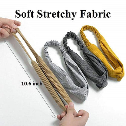 Hairbands - Set of 8 - Women's Hairbands - Twisted Elastic Hairbands - Plain Hairbands - Hair Accessories - Suitable for Girls, Sports and Yoga - Image 4