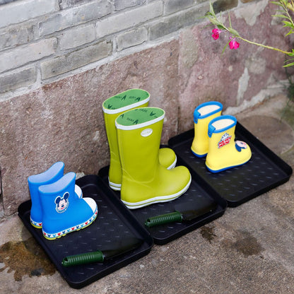 3-piece universal tray - multifunctional - plastic - rectangular tray - black - Image 5