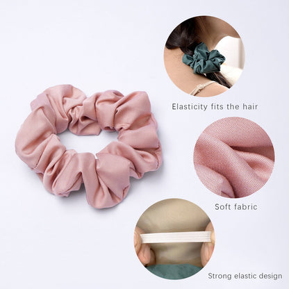 Headbands - Cotton Headbands, Soft Ponytail Holders - Candy Colors - Elastic Headbands - For Girls & Women - Pack of 10 - Image 3