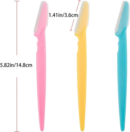 Eyebrow Shaping Tools - Eyebrow Shavers - Safe Facial Hair Removal with Razor and Trimmer - 18 Items - Image 2