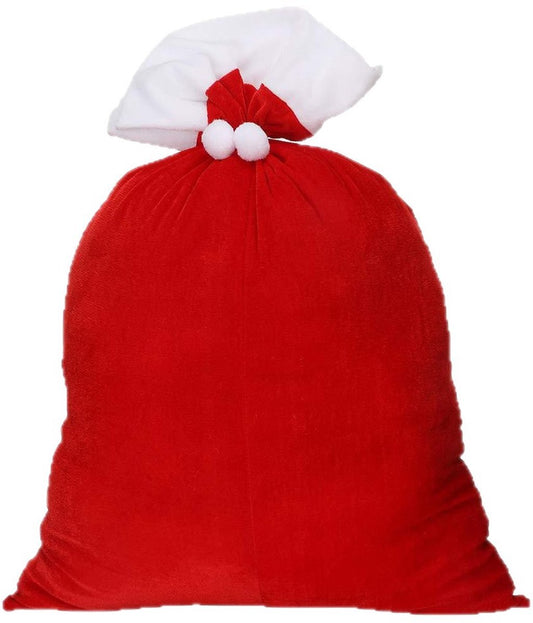 Gift Bags - Santa Claus Gift Bags - Extra Large Gift Bags - Red Christmas Wrapping Bags - For storing holiday gifts, sweets and surprises