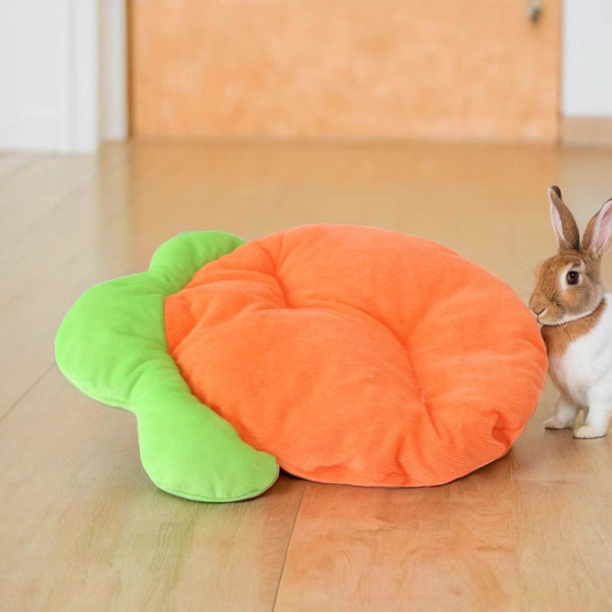 Pet Sleeping Mat - Warm Blanket - Soft Fabric - Cute Radish Shape - Suitable for Cats and Dogs (S-25*33cm) - Image 3