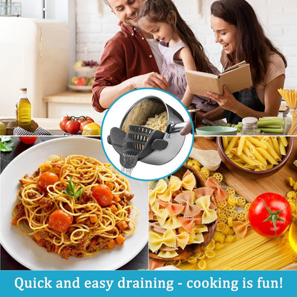 Water Filter - Cookware Filter - Pasta Drainer - Suitable for all cookware - Perfect for draining pasta, vegetables and fruit - Image 2