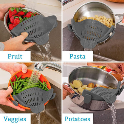 Water Filter - Cookware Filter - Pasta Drainer - Suitable for all cookware - Perfect for draining pasta, vegetables and fruit - Image 3
