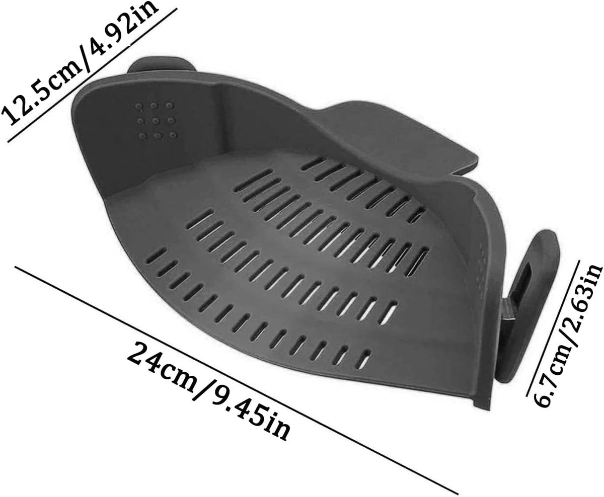 Water Filter - Cookware Filter - Pasta Drainer - Suitable for all cookware - Perfect for draining pasta, vegetables and fruit - Image 5