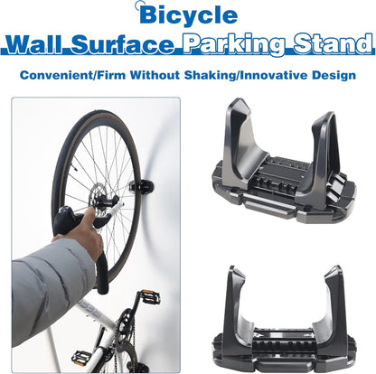 Bicycle Wall Mount - Up to 60 kg Load Capacity - For Tires 27-83 mm - Space-Saving Suspension for Garage & Home - Image 2