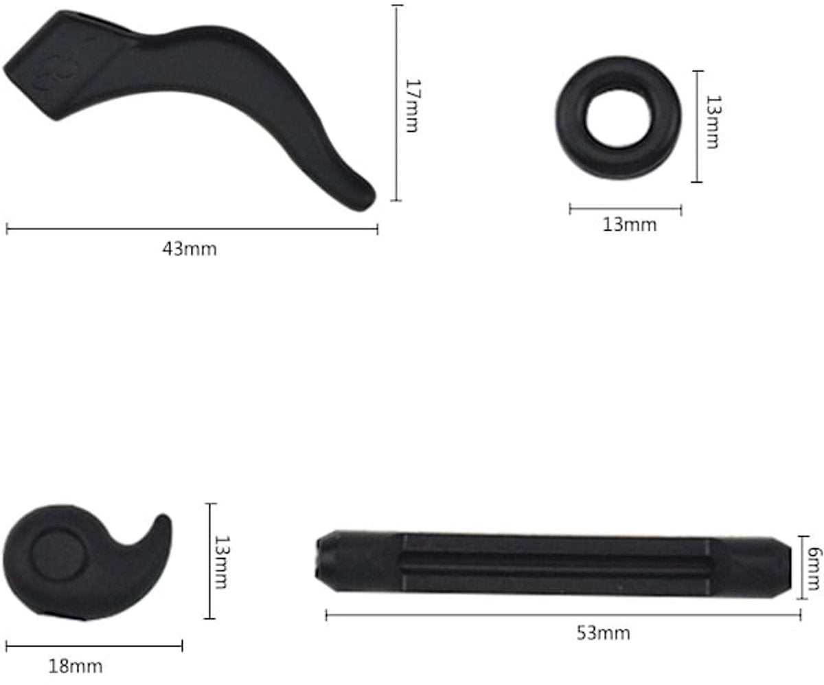 Ear Support - Non-slip Silicone Glasses - Frames - 24 Pairs - Image 4