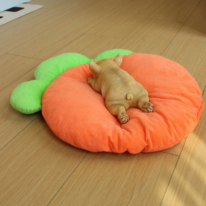 Pet Sleeping Mat - Warm Blanket - Soft Fabric - Cute Radish Shape - Suitable for Cats and Dogs (M-32*43cm) - Image 5