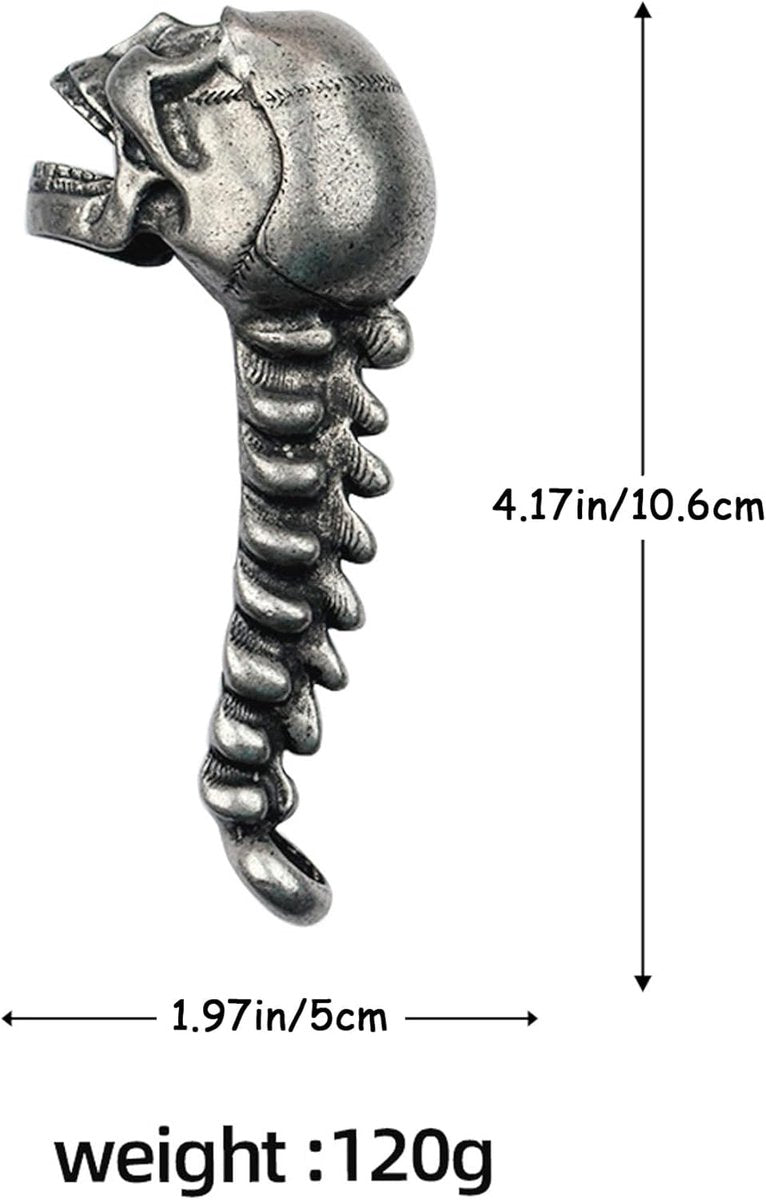 Skeleton Bottle Opener - Beer Opener - Robust Stainless Steel with Ergonomic Grip - Keychain Size - For Bar & Party - Image 3