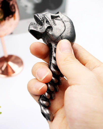Skeleton Bottle Opener - Beer Opener - Robust Stainless Steel with Ergonomic Grip - Keychain Size - For Bar & Party - Image 7