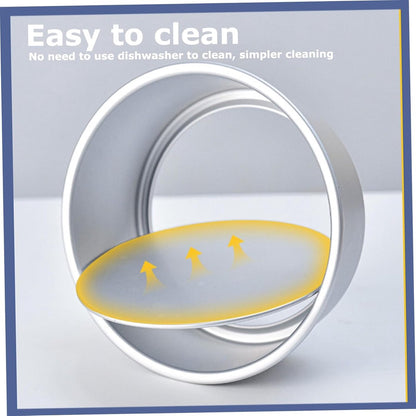 Cake Pans - 2-Piece Set - Round Cake Pans - Non-Stick Baking Pans - Aluminum Baking Pans 15cm and 20cm - Baking Pans with Removable Base - Round Pans - Baking Tools - Image 3