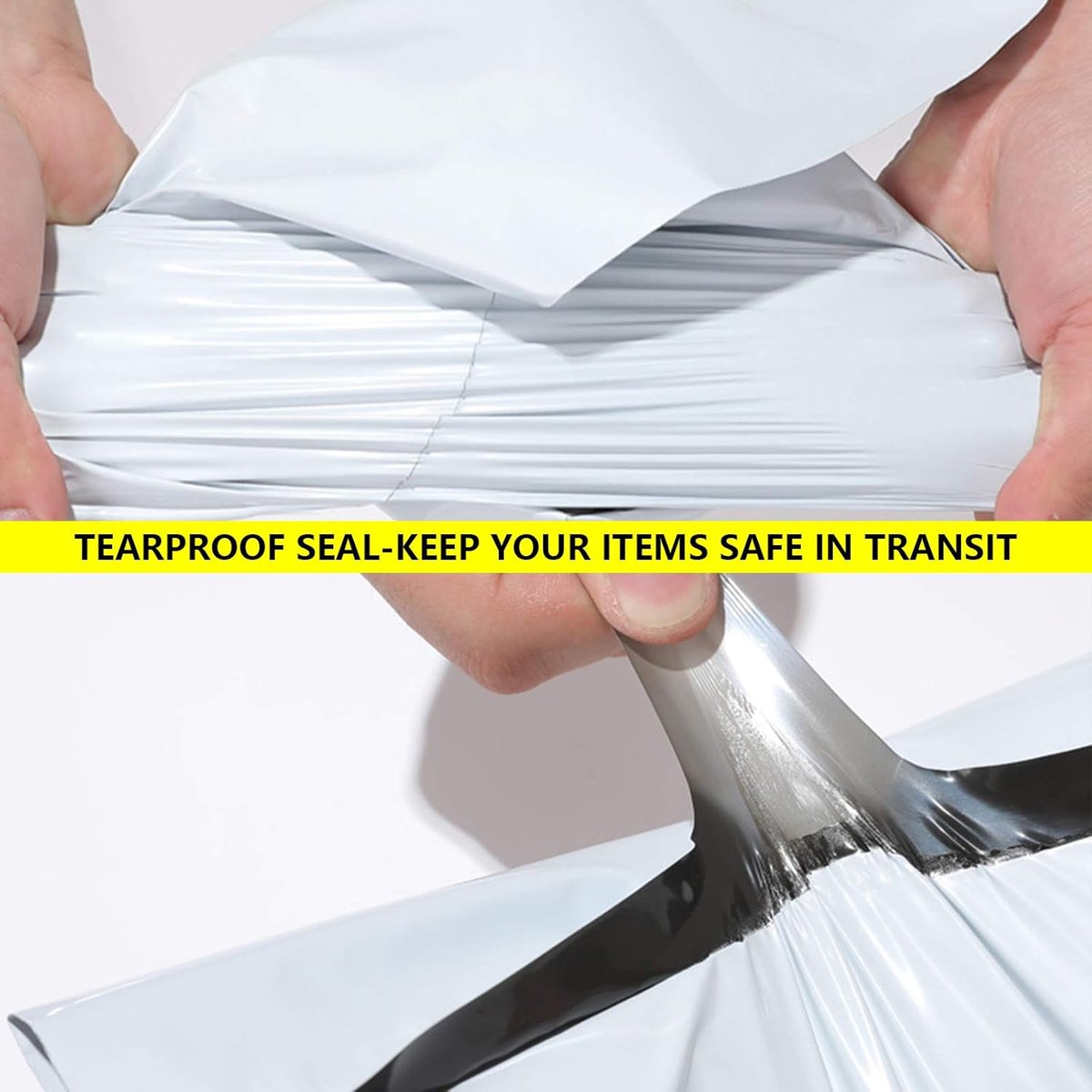 100-pack - Lightweight - High Strength - Logistics Packaging Bags - Self-Adhesive - Waterproof (32*45cm) - Image 5