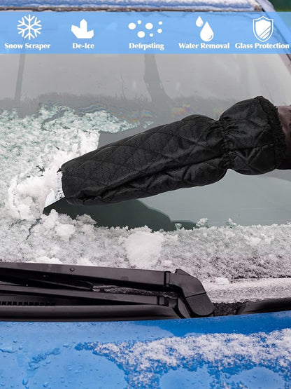 Snow Removal Tools - Snow Shovel - Windshield Ice Scraper - Antifreeze Gloves for Easily Removing Frost and Ice from the Windshield - Snow Scraper - Ultra-Light Tool for Defrosting Car Windows - Image 4