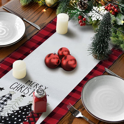 Table Runner - Christmas Table Runner - Christmas Decorations - Christmas Table Runner 33x183 cm - Christmas Table Decorations - Christmas Decorations 2024 - Christmas Decorations (Christmas Red) - Image 2
