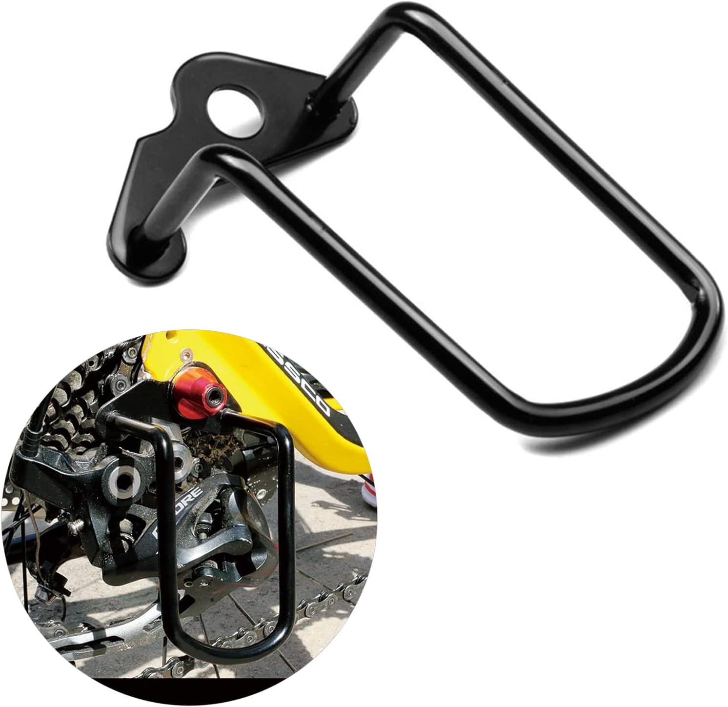 Universal Bike Bicycle Rear Derailleur Guard Rack Protector, Gear Shifter Chain Guard, Dial Protector-Style A - Image 2