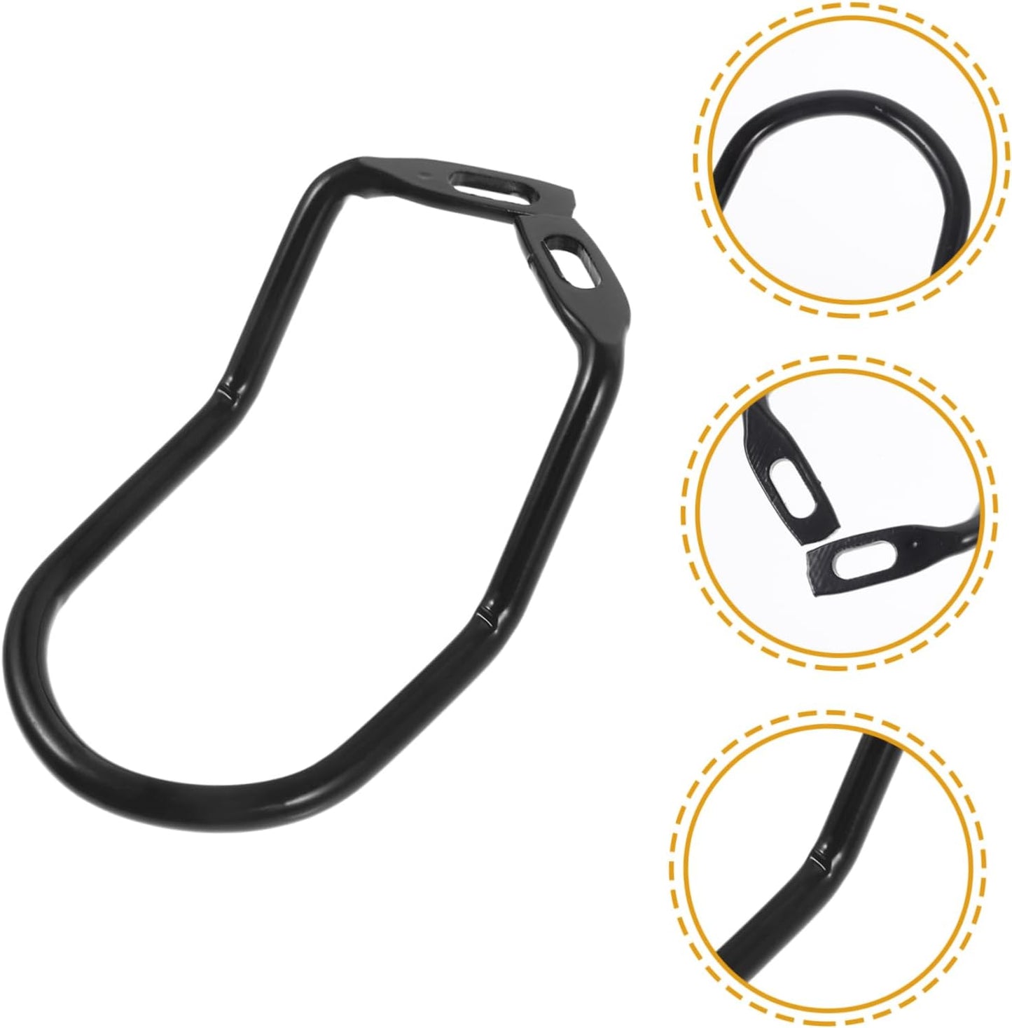 1 set of durable rear derailleur protectors for folding mountain bikes, easy to install-Style C - Image 3