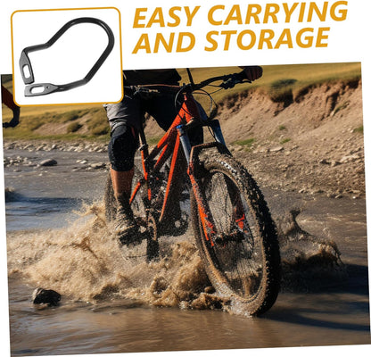 1 set of durable rear derailleur protectors for folding mountain bikes, easy to install-Style C - Image 8