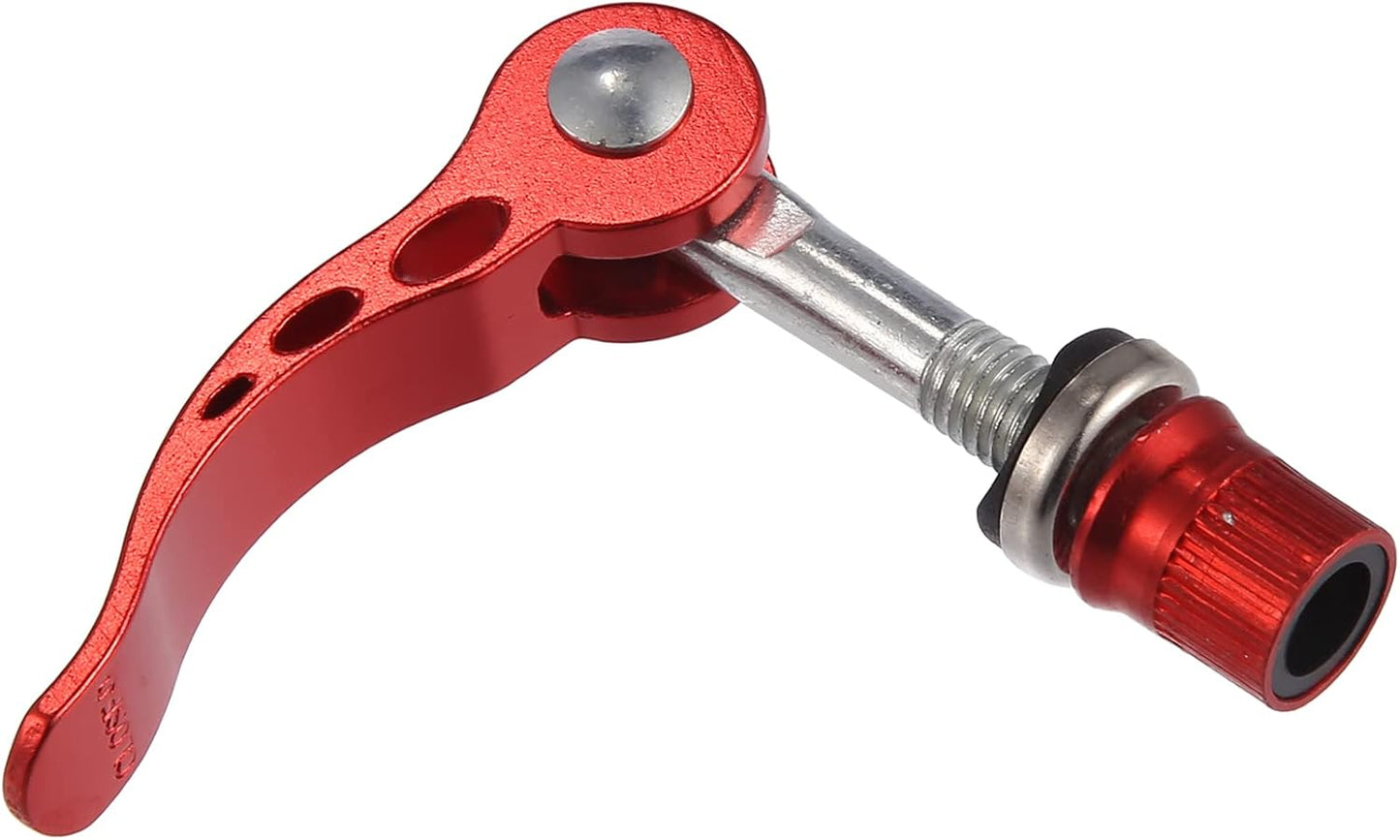 2pcs M6*65mm Aluminium Alloy Bicycle Seat Post Quick Release Pin Seatpost Skewer Bolt Red - Image 4