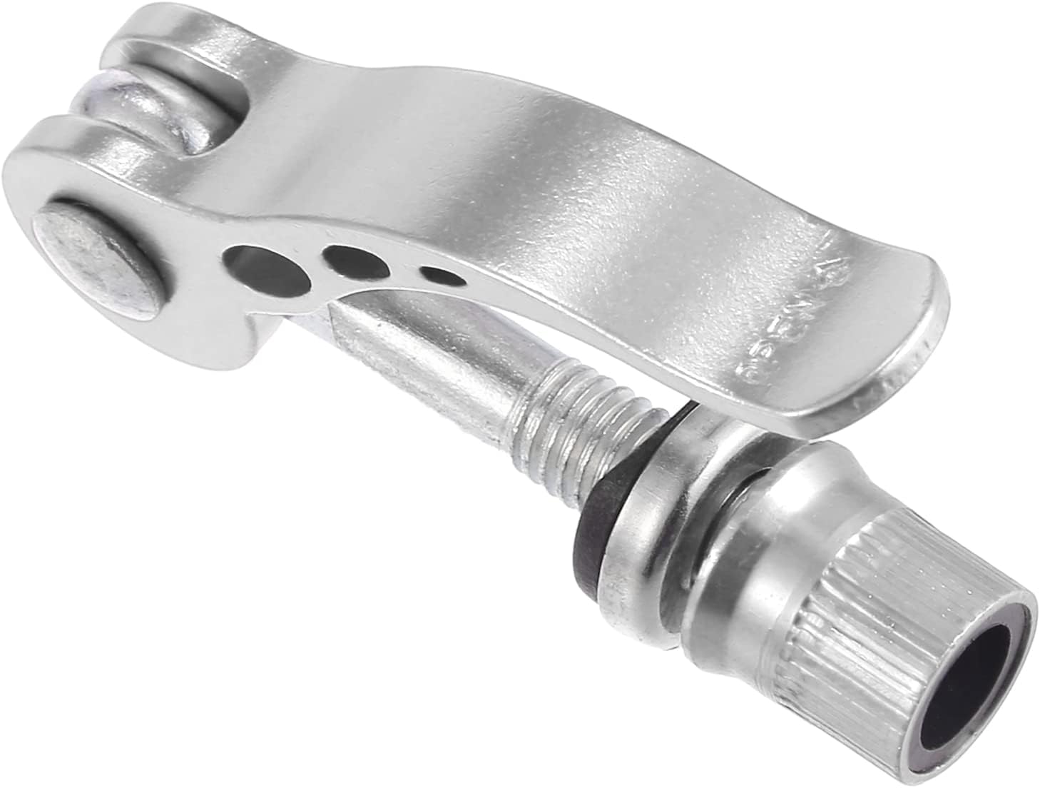 2pcs M6*65mm Aluminium Alloy Bicycle Seat Post Quick Release Pin Seatpost Skewer Bolt Silver Tone - Image 3