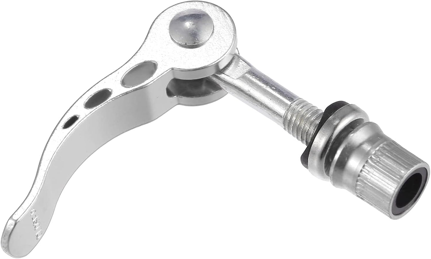 2pcs M6*65mm Aluminium Alloy Bicycle Seat Post Quick Release Pin Seatpost Skewer Bolt Silver Tone - Image 4