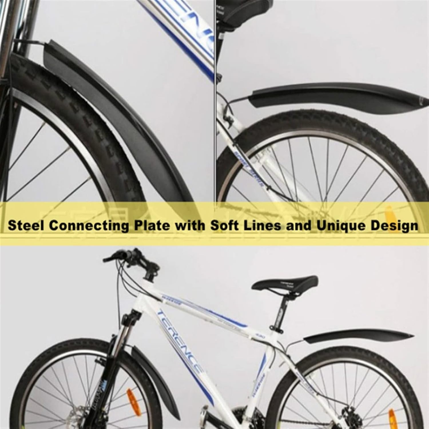 Removable Mudguard Mountain Bike Parts Bicycle Accessories Black-Iron - Image 4