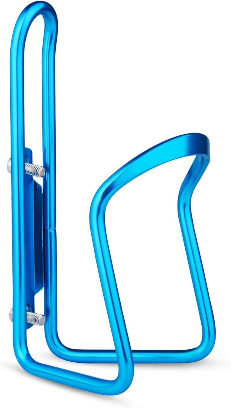 1-Pack - Lightweight Aluminum - Water Bottle Cage for Outdoor Activities (Blue) - Bicycle Accessories - Image 2