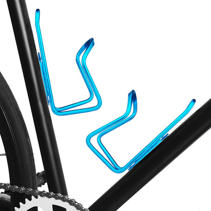 1-Pack - Lightweight Aluminum - Water Bottle Cage for Outdoor Activities (Blue) - Bicycle Accessories - Image 6
