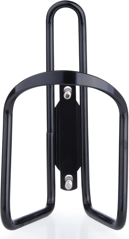 1Pack Lightweight Aluminum Alloy Cycling Bicycle Water Bottle Cage Holder Bracket for Outdoor Activities (Black), Bike Accessories - Image 3