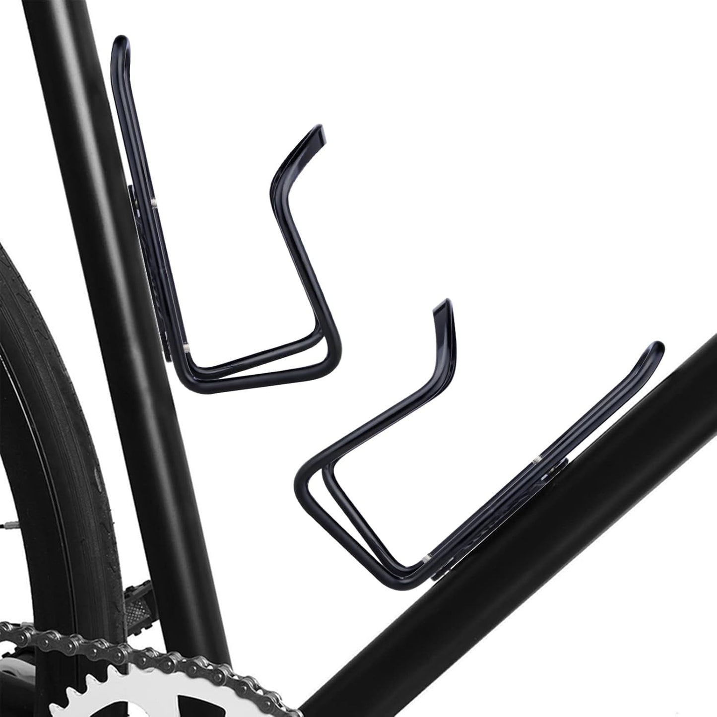 1Pack Lightweight Aluminum Alloy Cycling Bicycle Water Bottle Cage Holder Bracket for Outdoor Activities (Black), Bike Accessories - Image 6