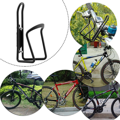 1Pack Lightweight Aluminum Alloy Cycling Bicycle Water Bottle Cage Holder Bracket for Outdoor Activities (Black), Bike Accessories - Image 7