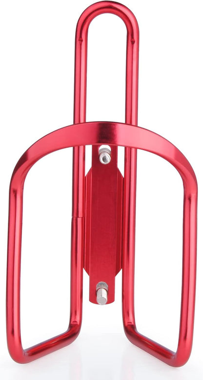 1Pack Lightweight Aluminum Alloy Cycling Bicycle Water Bottle Cage Holder Bracket for Outdoor Activities (Red), Bike Accessories - Image 3