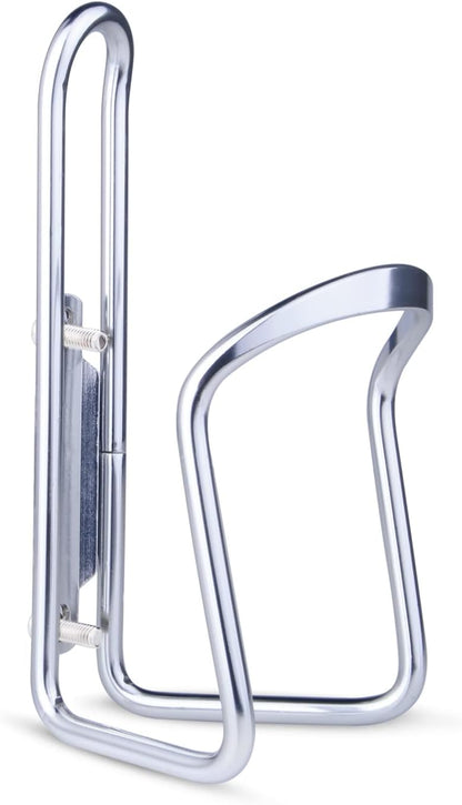 1Pack Lightweight Aluminum Alloy Cycling Bicycle Water Bottle Cage Holder Bracket for Outdoor Activities (Silver), Bike Accessories - Image 2
