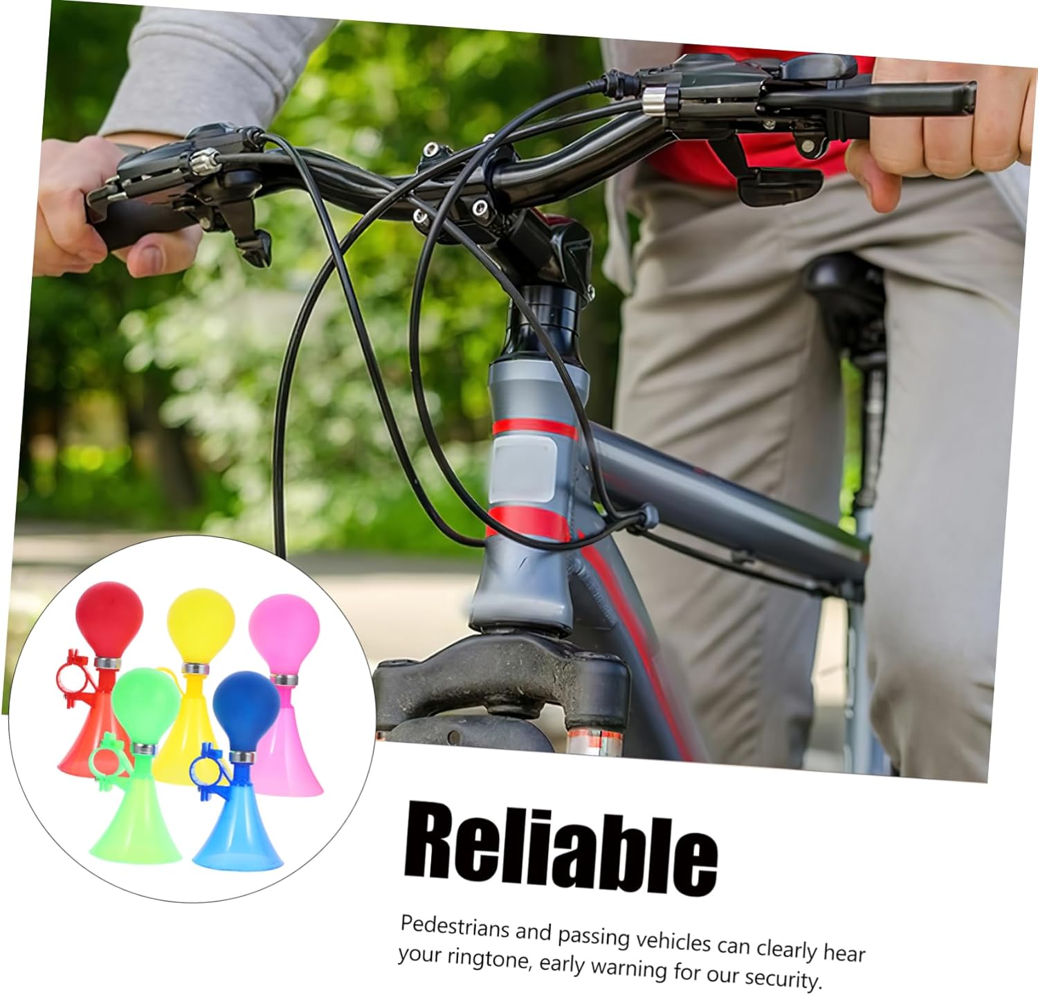 5pcs Bike Bells for Adults Children Portable Bike Bells Bulk Pack Loud Ringtone - Image 6