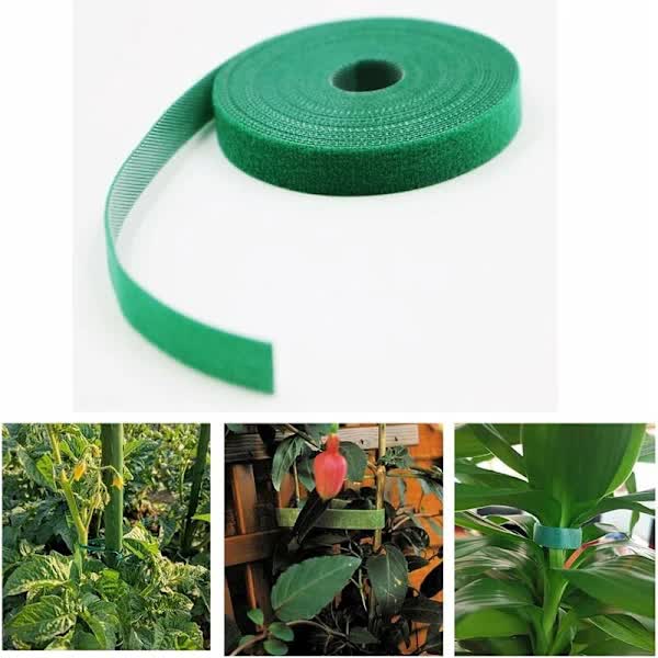 4-pack plant tape - garden tape - reusable plant tape - soft plant tape plant support, length 5 meters - Image 2