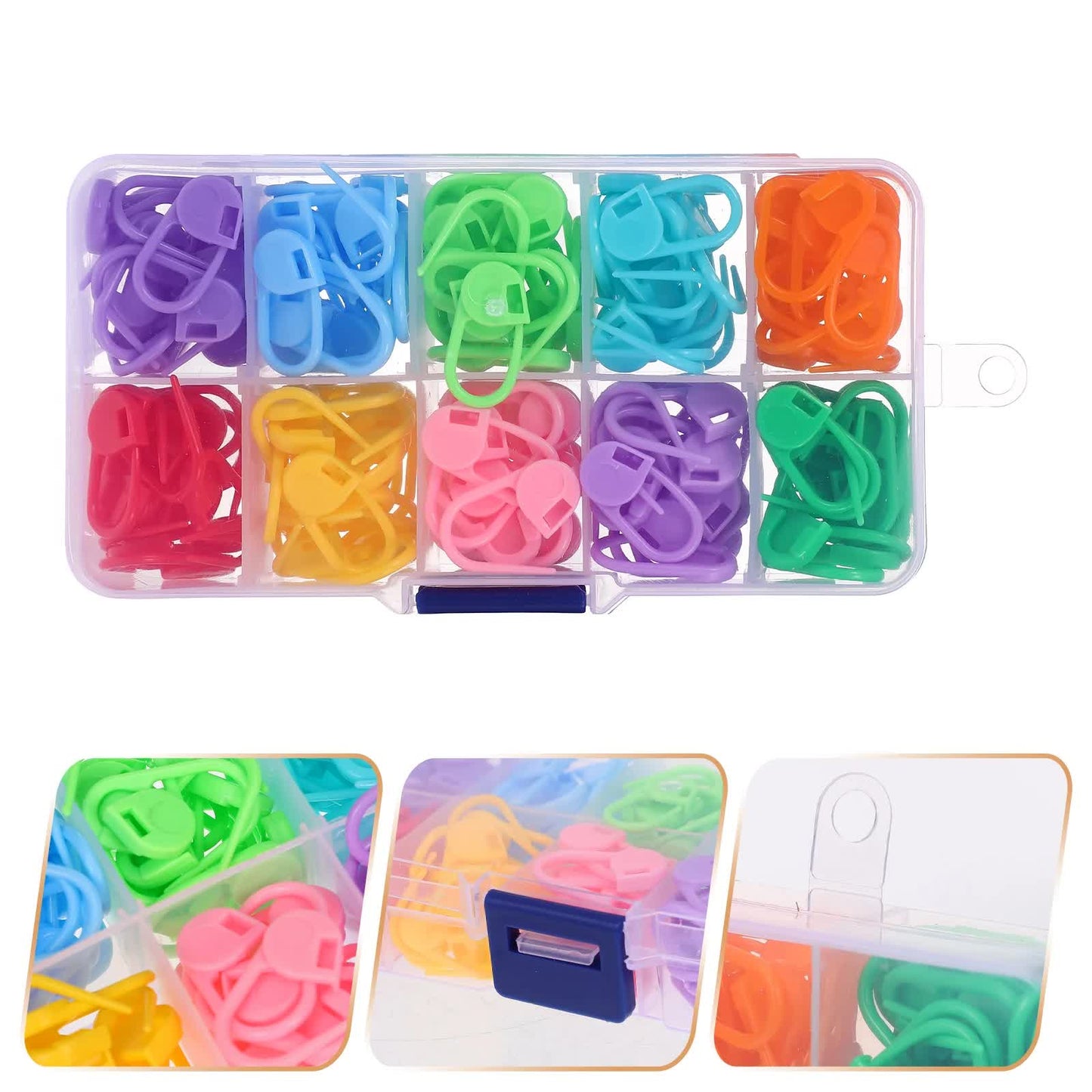 130-piece stitch markers - multifunctional - knitting markers - crochet clips - Image 4