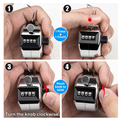 Hand counter - manual click counter - Hand counter - People counter - Image 4