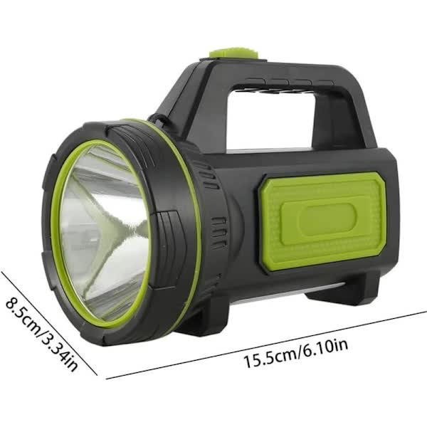 Ultra Powerful LED Flashlight 135000 Lumen USB Rechargeable 6000mAh Waterproof With Side Light for Emergency Hiking Camping Hunting - Image 2