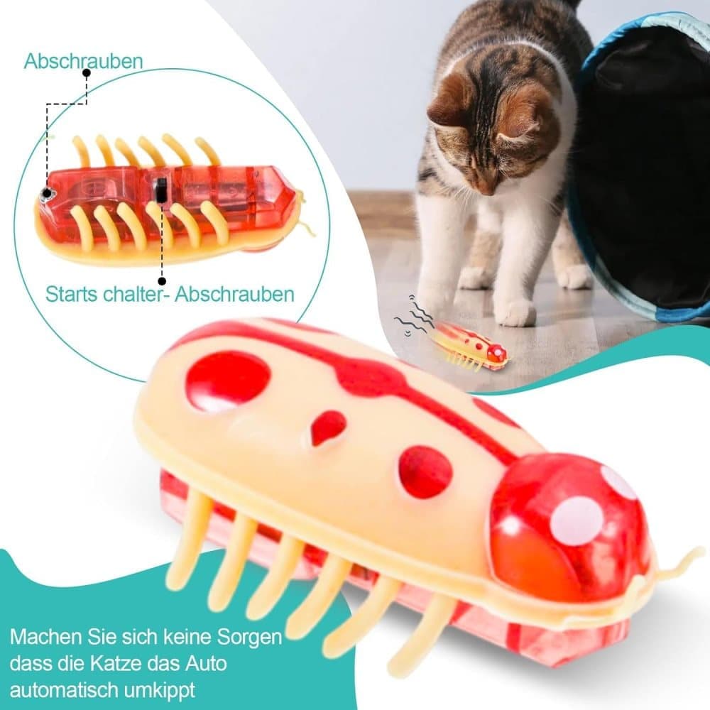 7/4-piece interactive pet toy - electric pet toy, mini beetle, interactive small insect, toy for cat and dog - Image 2