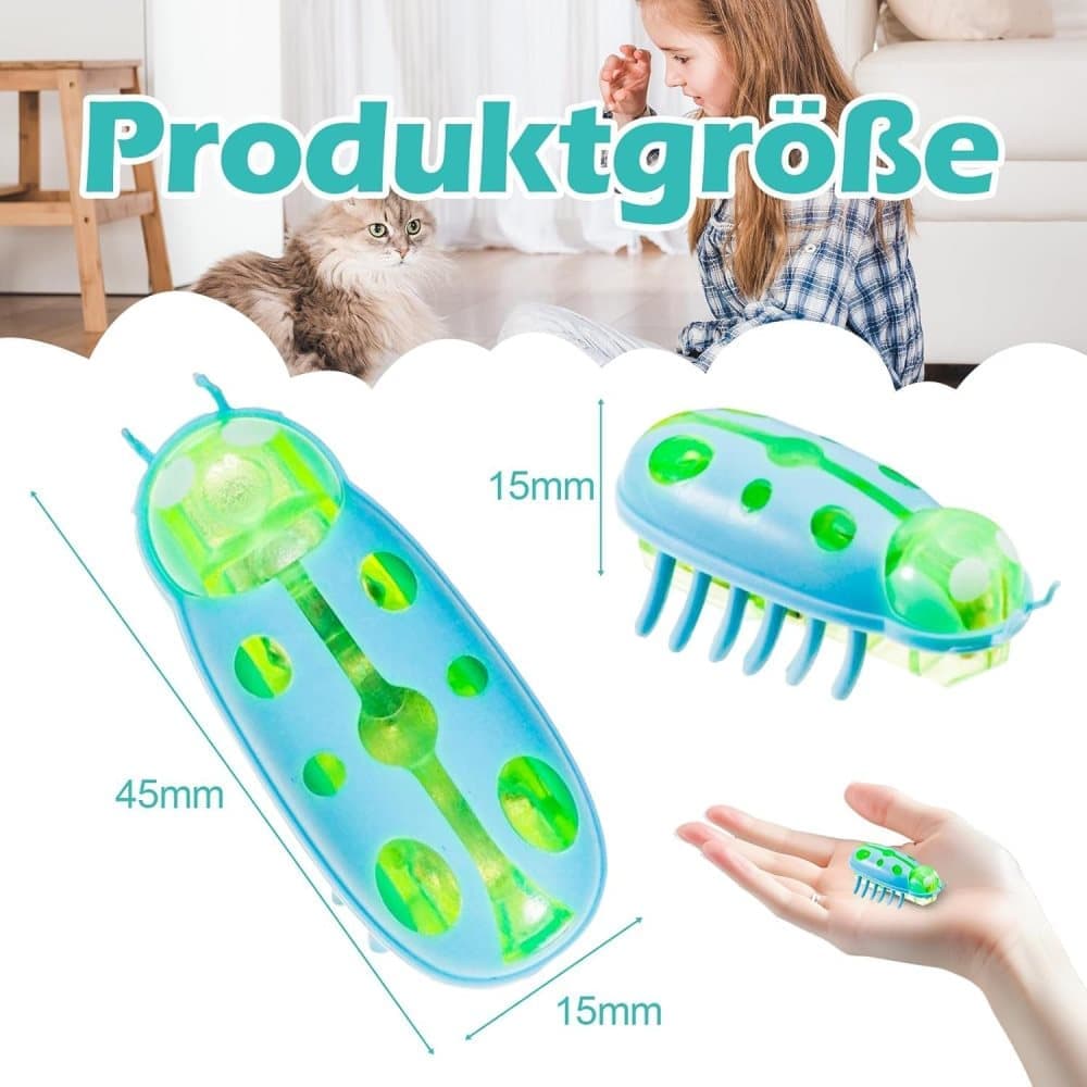 7/4-piece interactive pet toy - electric pet toy, mini beetle, interactive small insect, toy for cat and dog - Image 5