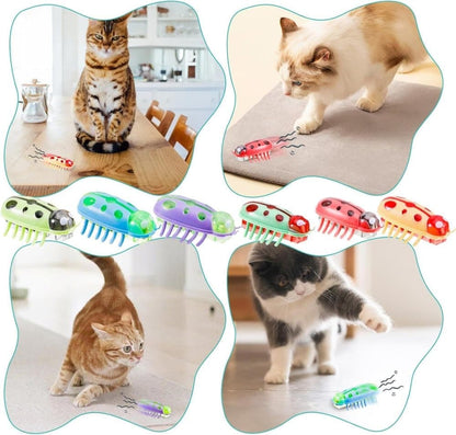 7/4-piece interactive pet toy - electric pet toy, mini beetle, interactive small insect, toy for cat and dog - Image 6