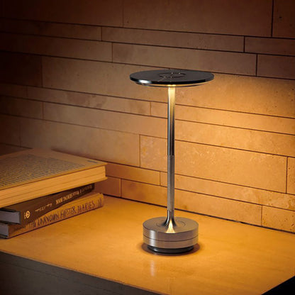 Cordless Table Lamp, Dimmable, Metal, USB Rechargeable - Image 2