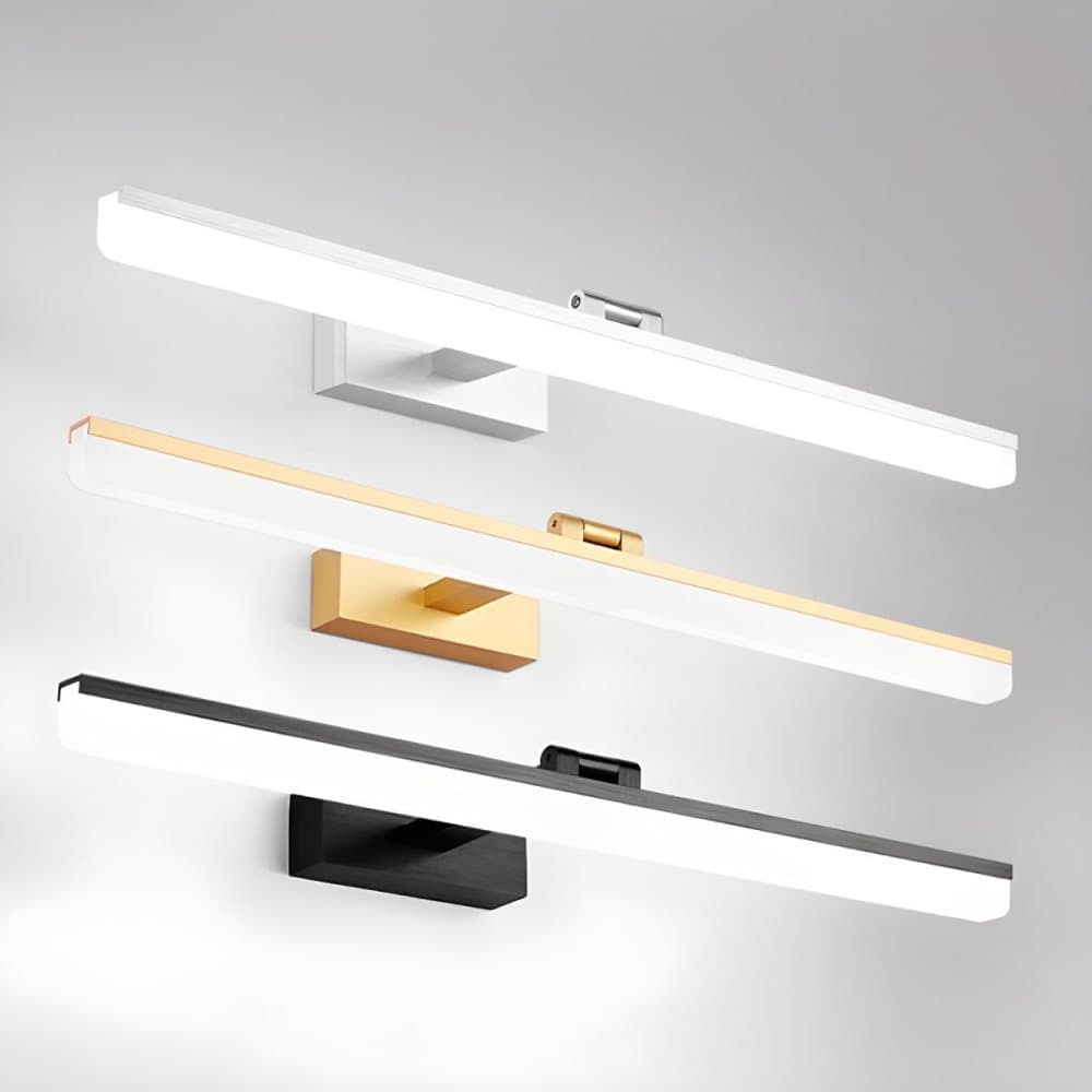 Wall light LED for mirror, wall light 40 cm for bathroom, wardrobe and toilet(Silver)