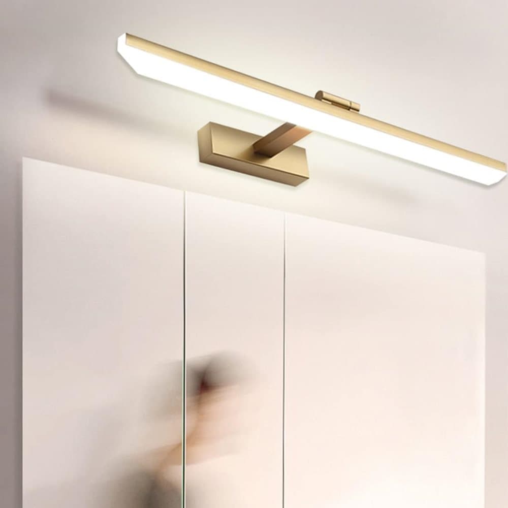 Wall light LED for mirror, adjustable wall light 40-50 cm for bathroom, wardrobe and toilet(gold) - Image 4