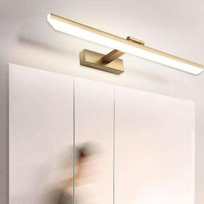 Wall light LED for mirror, adjustable wall light 40-50 cm for bathroom, wardrobe and toilet(gold) - Image 4