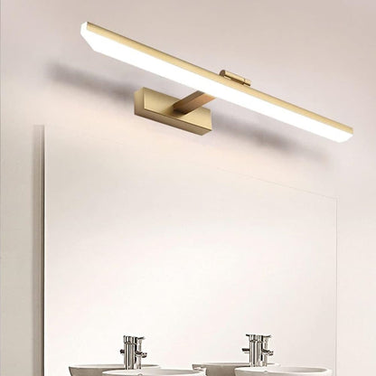 Wall light LED for mirror, adjustable wall light 40-50 cm for bathroom, wardrobe and toilet(gold) - Image 5