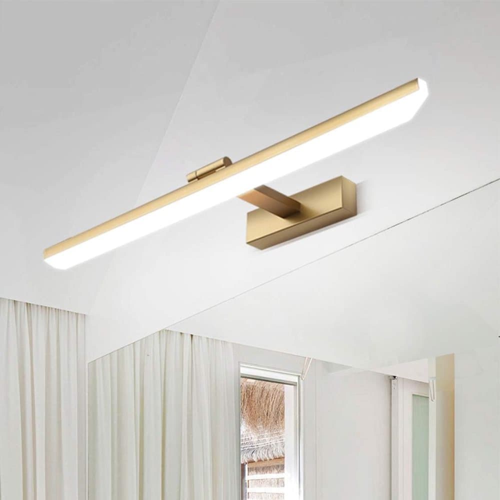 Wall light LED for mirror, adjustable wall light 40-50 cm for bathroom, wardrobe and toilet(gold) - Image 7