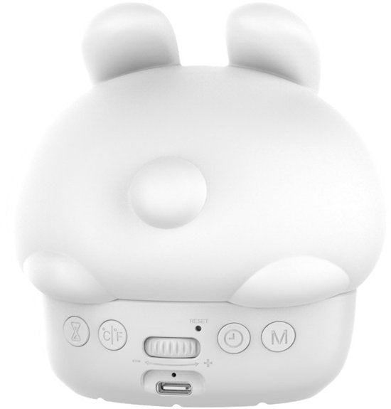 Children's night light - table lamp for bedroom - cute rabbit shape - cartoon bedside lamp - baby night light (blue) - Image 2