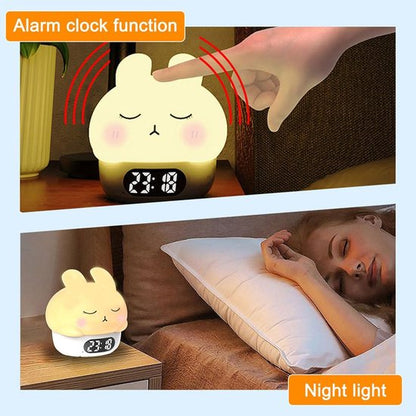 Children's night light - table lamp for bedroom - cute rabbit shape - cartoon bedside lamp - baby night light (blue) - Image 6